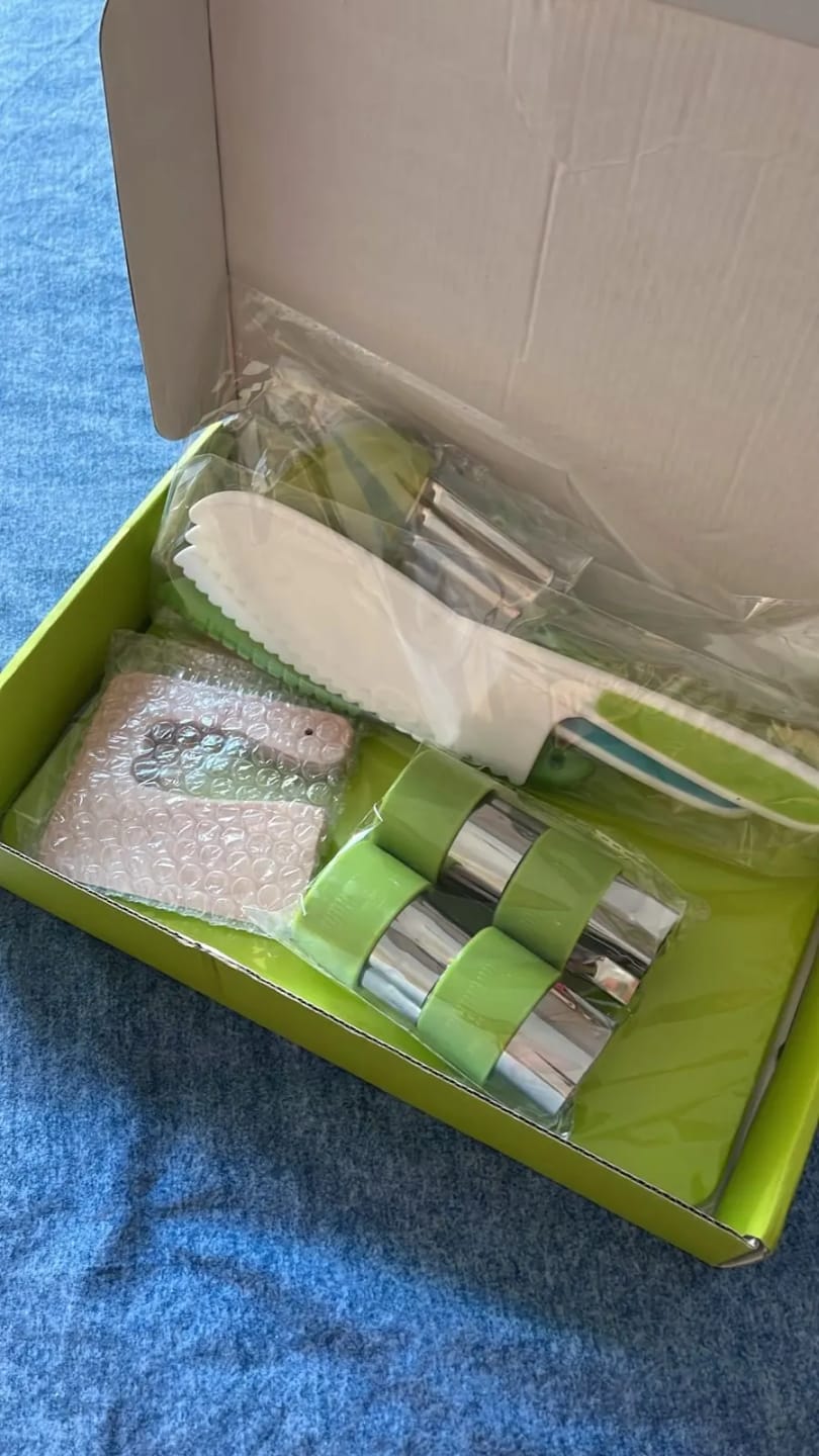 Customer photo review of Montessori Kitchen™- Learn to Cook Set