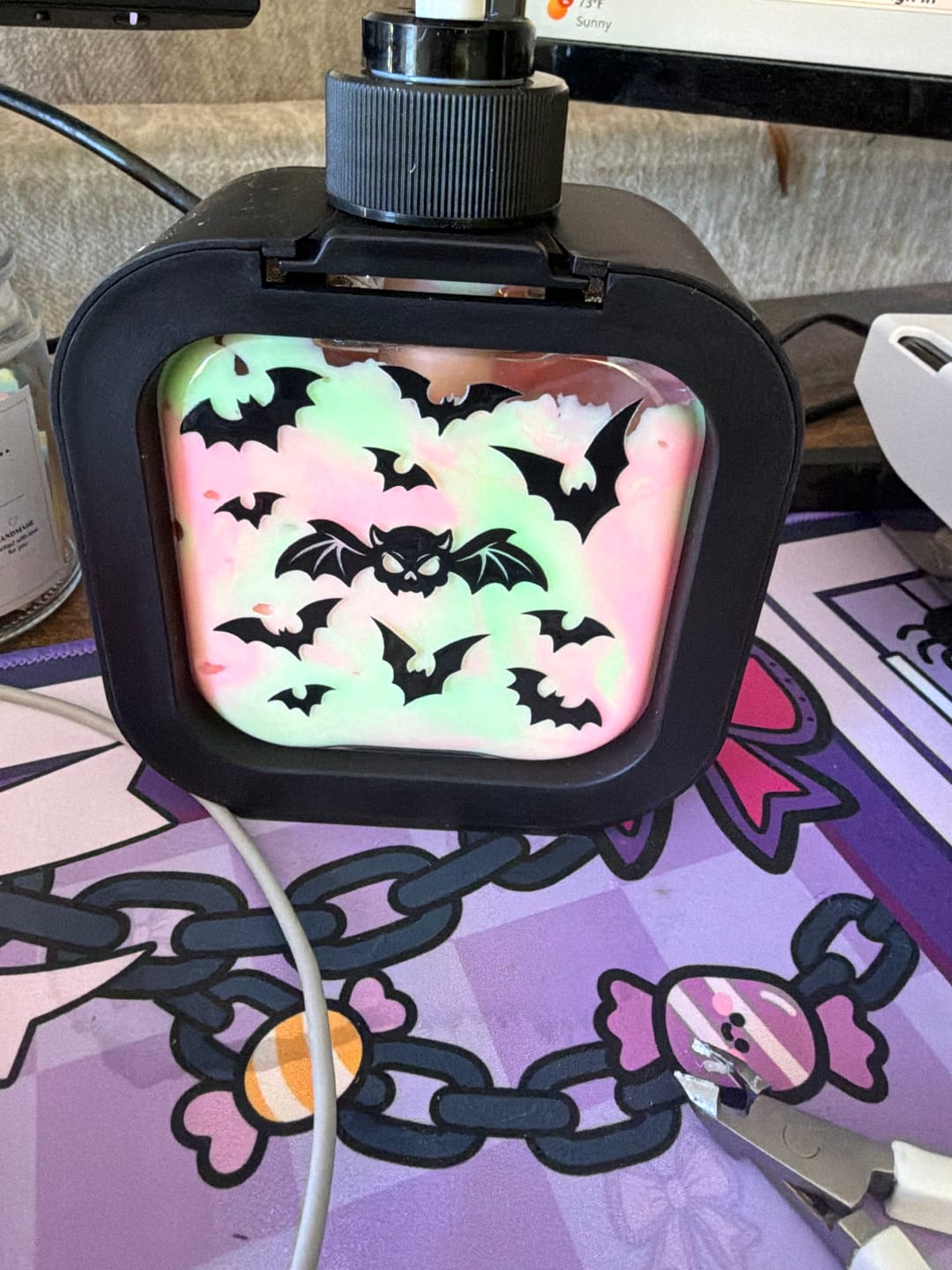 Customer photo review of Watermelon Lime Split Lotion