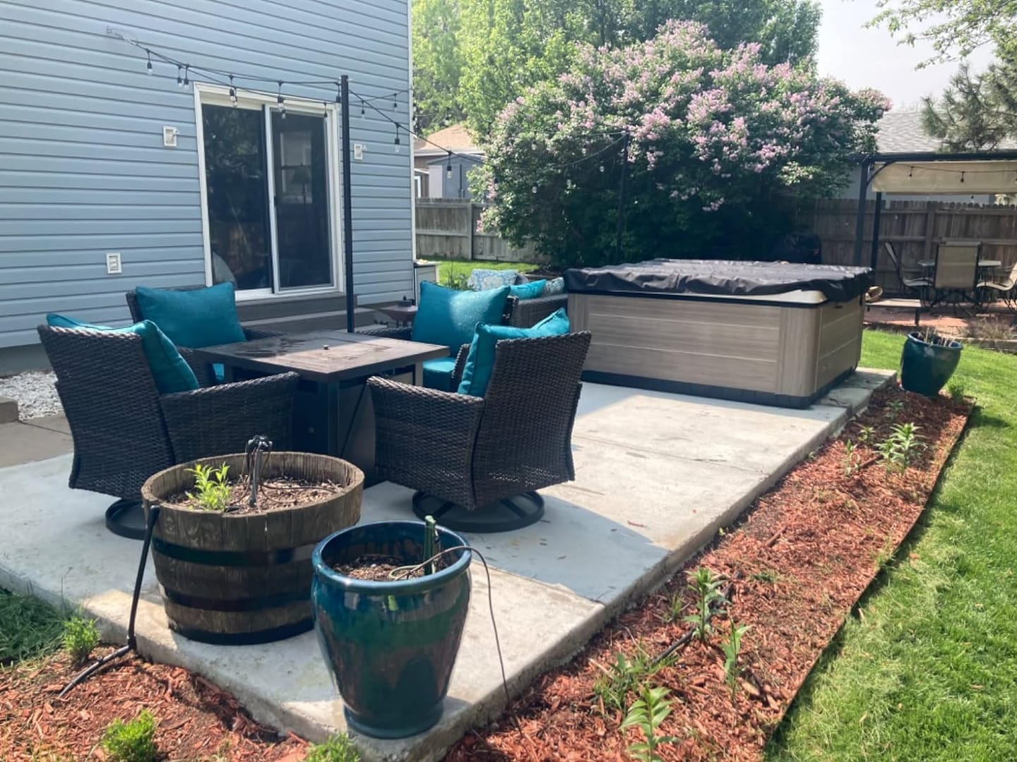 Customer photo review of Comfort Hot Tub 816