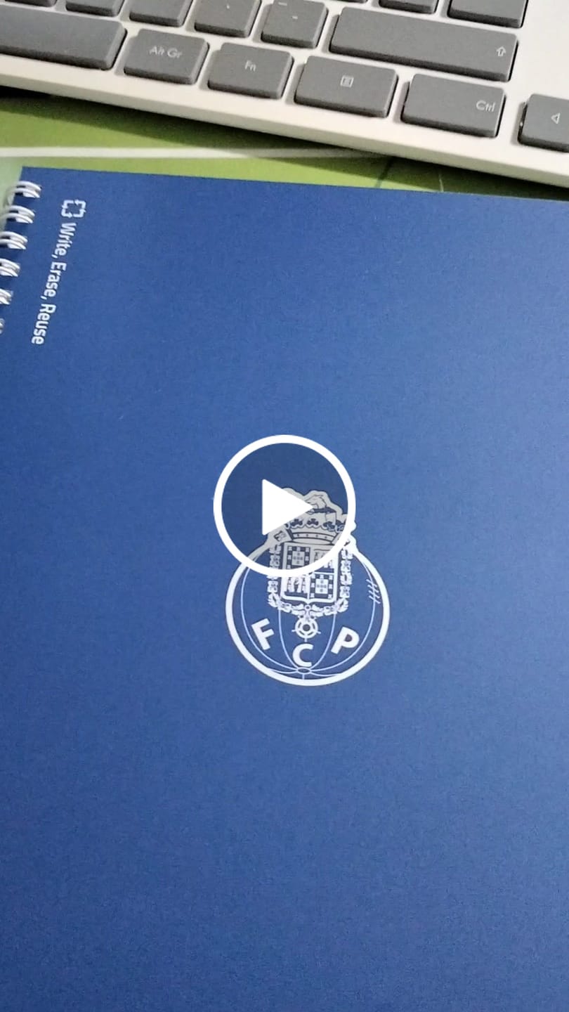 Customer video review of Infinitebook Calligraphy A4 FC Porto