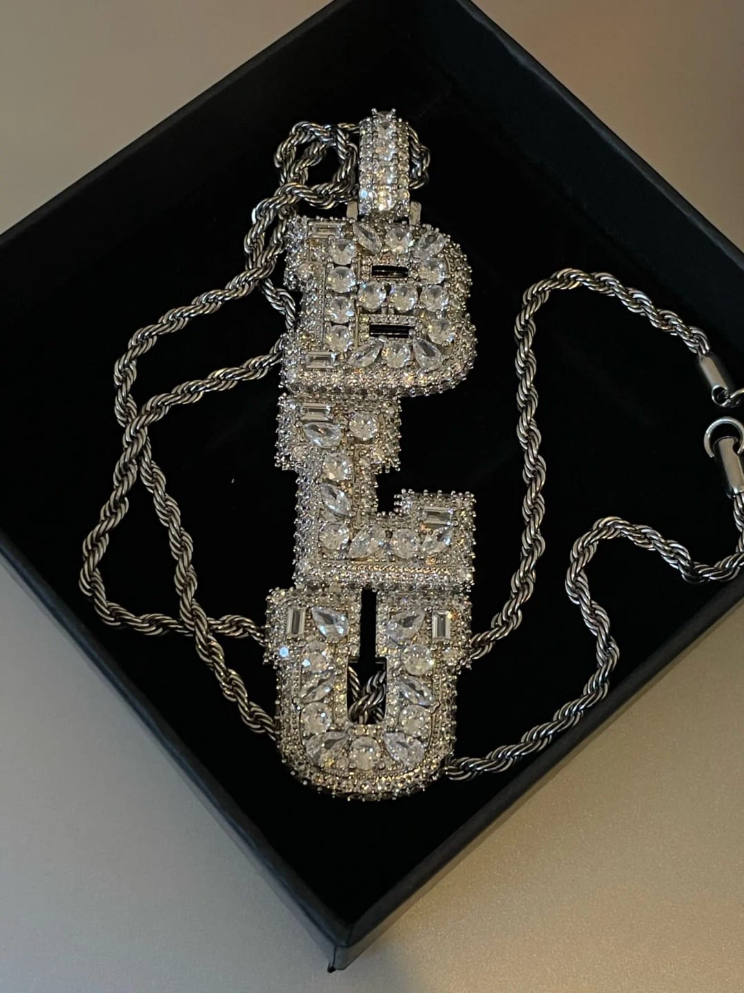 Customer photo review of Vertical Custom Statement Chain
