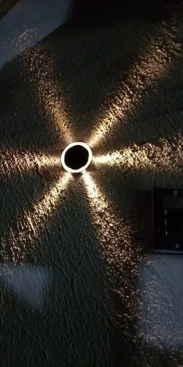 Customer photo review of Solar Path Light, Black Outdoor In-Ground Garden Light, 11 cm
