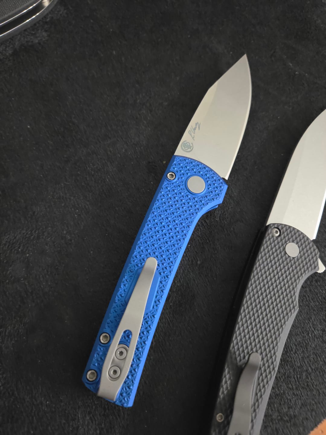 Customer photo review of Pro-Tech Scapegoat Compact Auto - Blue Aluminum, CPM-MagnaMax - Made in USA (RCS1105-Blue)