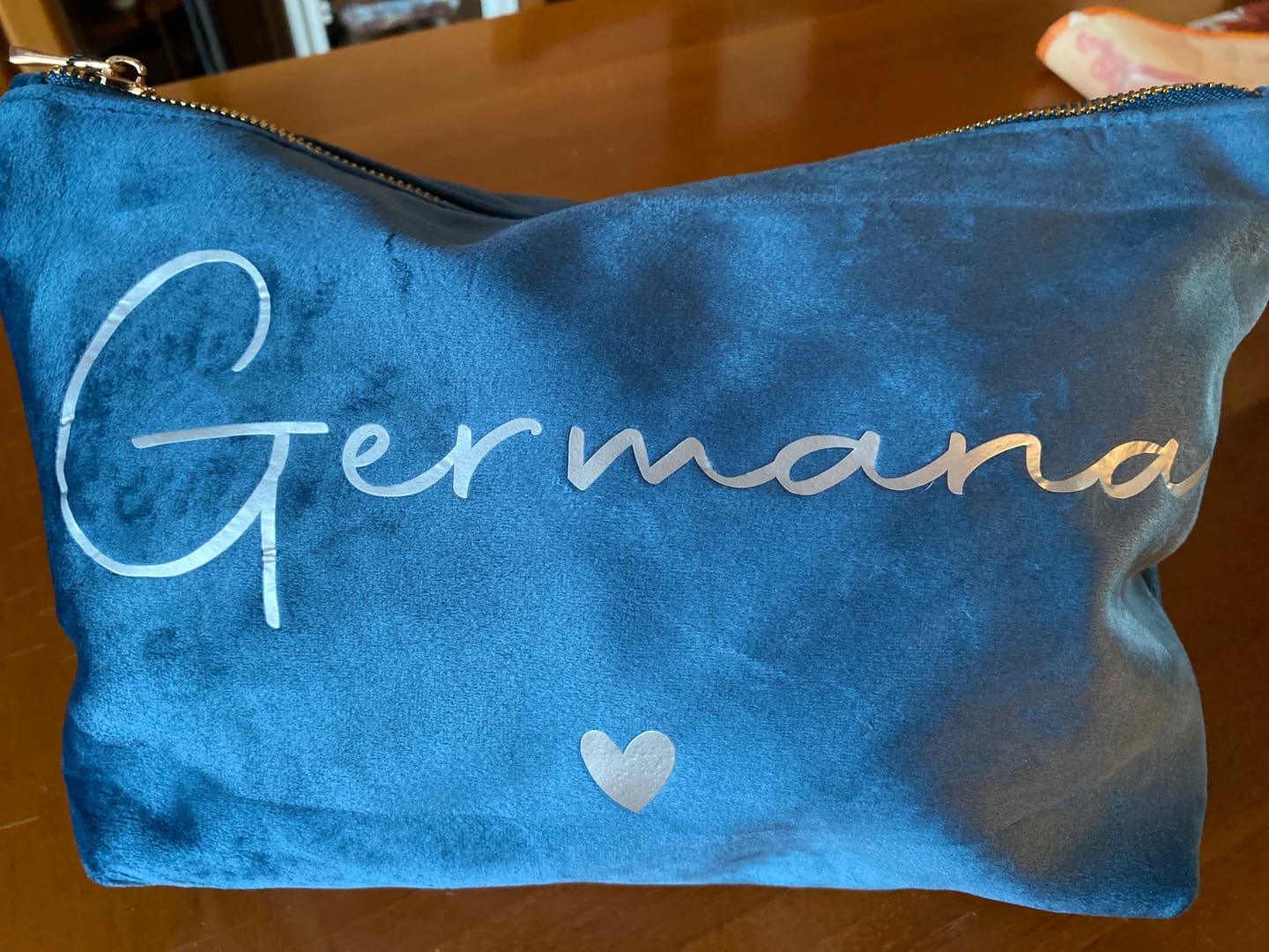 Customer photo review of La mia borsa per cosmetici - Borsa personalizzata per trucchi e cosmetici con nome