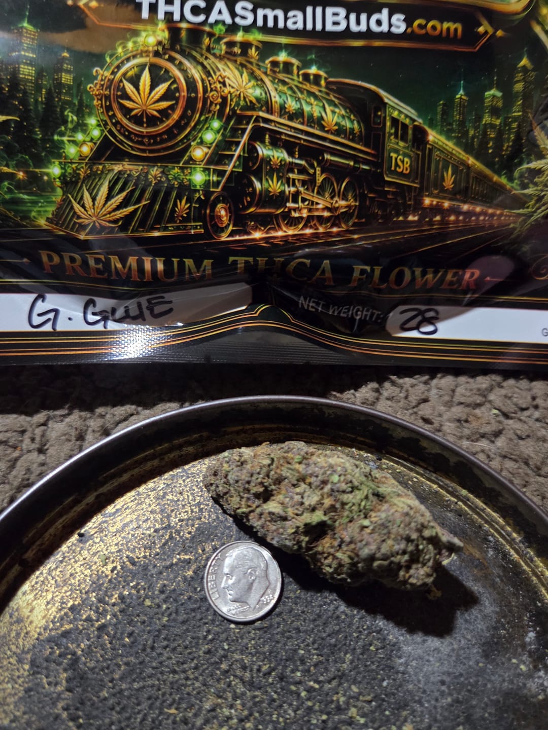Customer photo review of Gorilla Glue THCA Flower