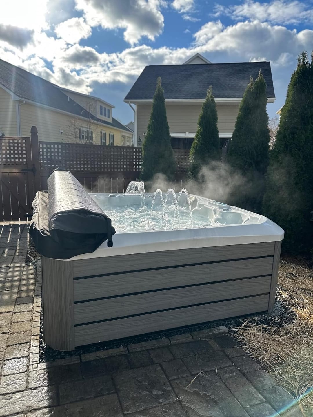 Customer photo review of Comfort Hot Tub 834