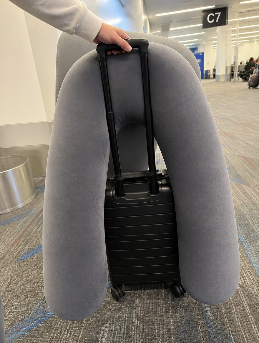 Customer photo review of NapTravel® - Sleep Pillow