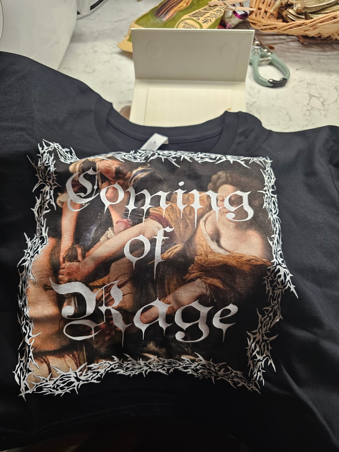 Customer photo review of Coming of Rage Crop Tee