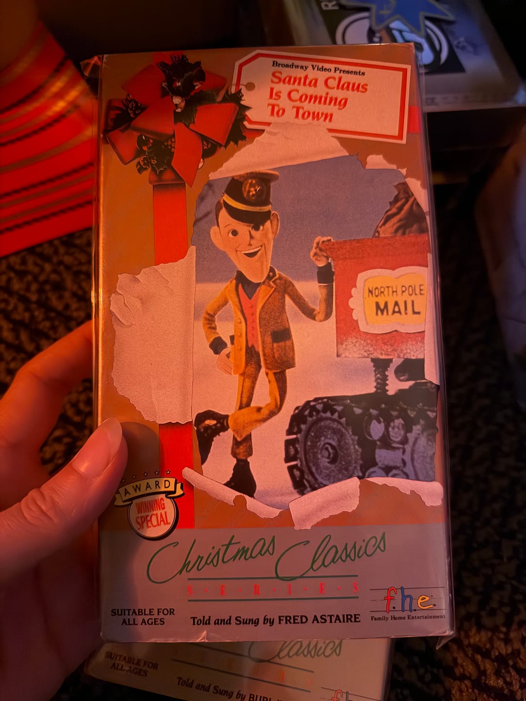 Customer photo review of Santa Claus Is Coming to Town VHS Tape