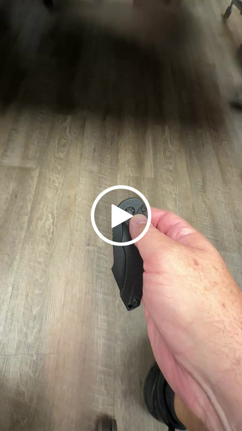 Customer video review of Heretic Mini Pariah Auto, 3.36" MagnaCut Black Tactical Clip Point, Glass Packed Polymer Chassis - Made in USA (H054-4A-T)