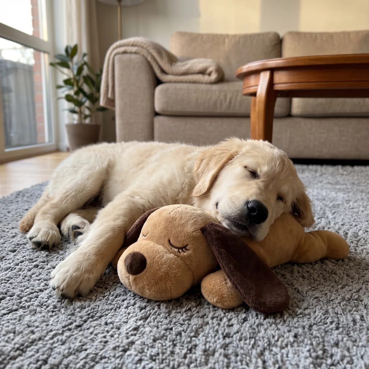 Customer photo review of Kuscheltier mit Herzschlag für Hunde