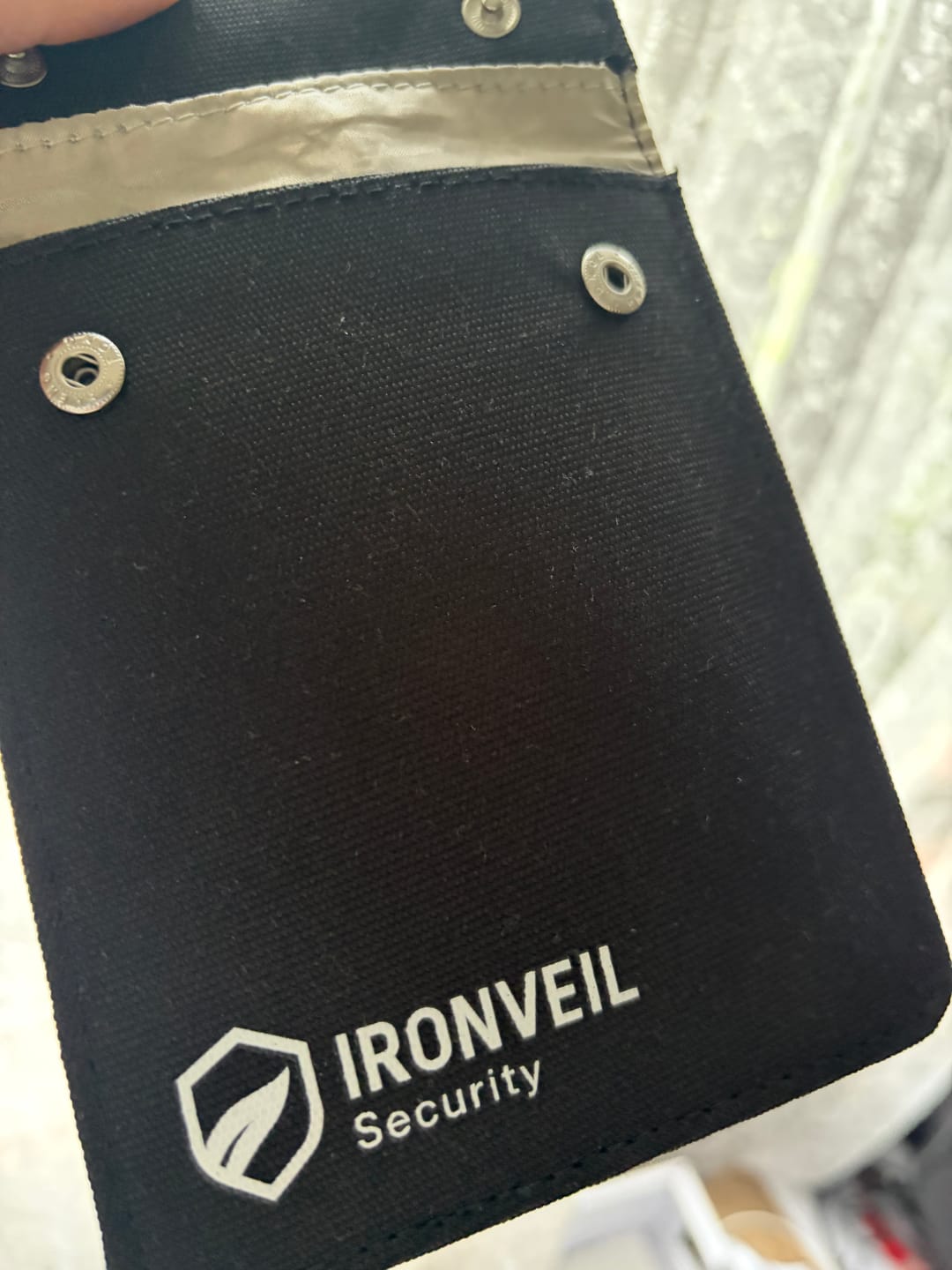 Customer photo review of Signal Shield Pouch - Small
