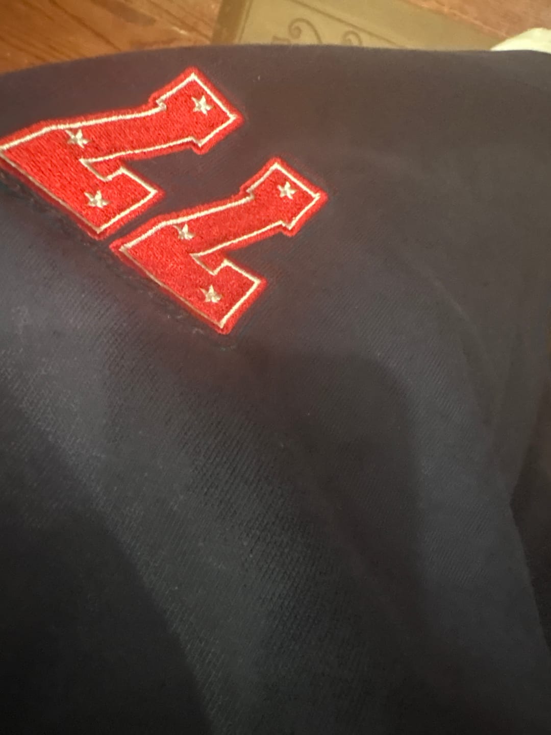Customer photo review of Aelfric Eden Stripe Baggy Barrel Sweatpants