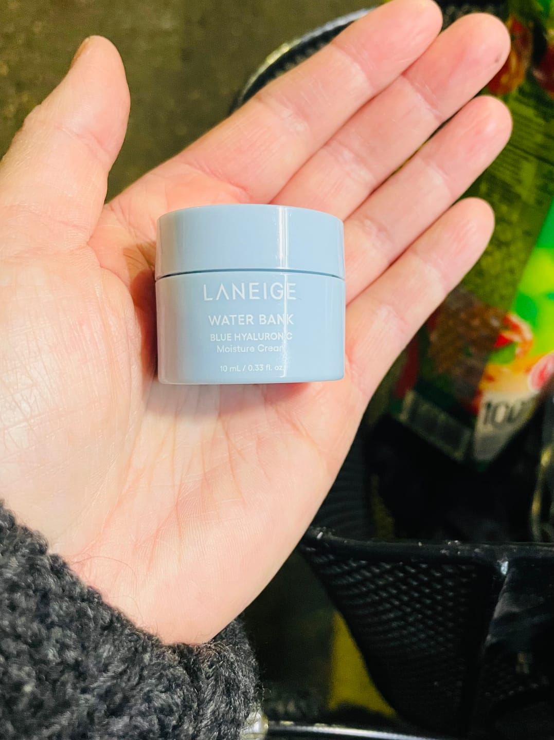 Customer photo review of Mitrinošs sejas krēms Laneige Water Bank Blue Hyaluronic Moisture Cream