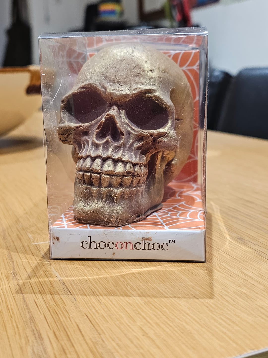 Customer photo review of Giant Chocolate Skull