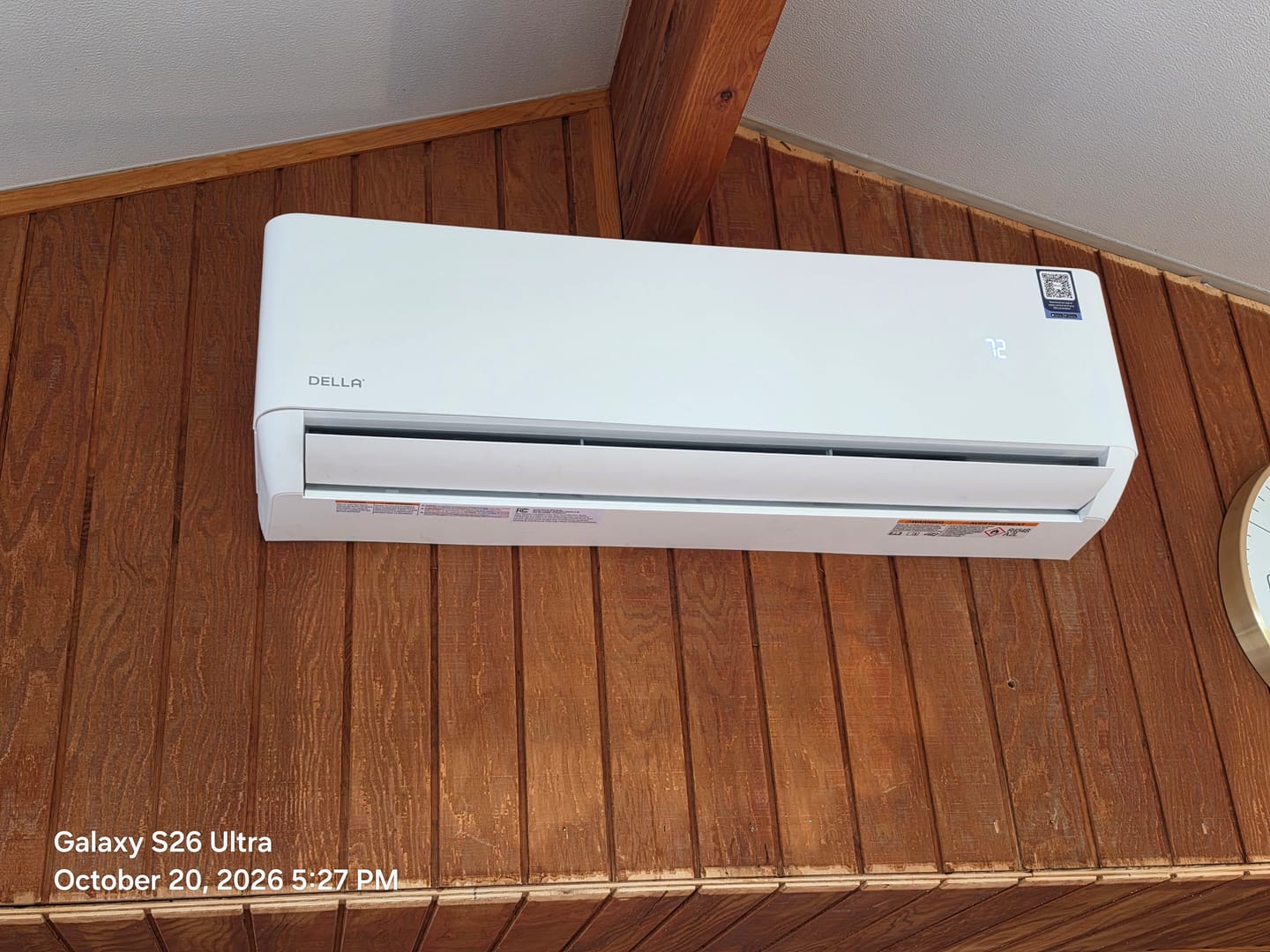 Customer photo review of DELLA Optima Pro CloudAir Series 24000 BTU 22.5 SEER2 Ultra Hyper Heat Mini Split AC - Up to 1500 Sq.Ft.