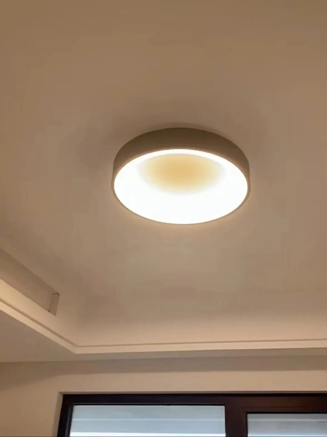 Customer photo review of Slim Acrylic Flush Mount Ceiling Light, Round LED, 30-60 cm