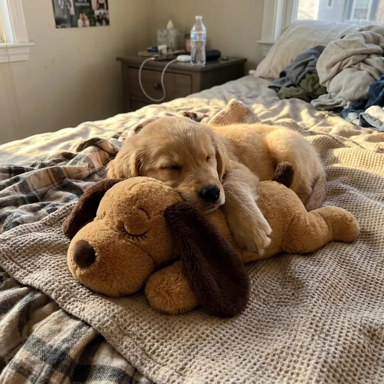 Customer photo review of Kuscheltier mit Herzschlag für Hunde