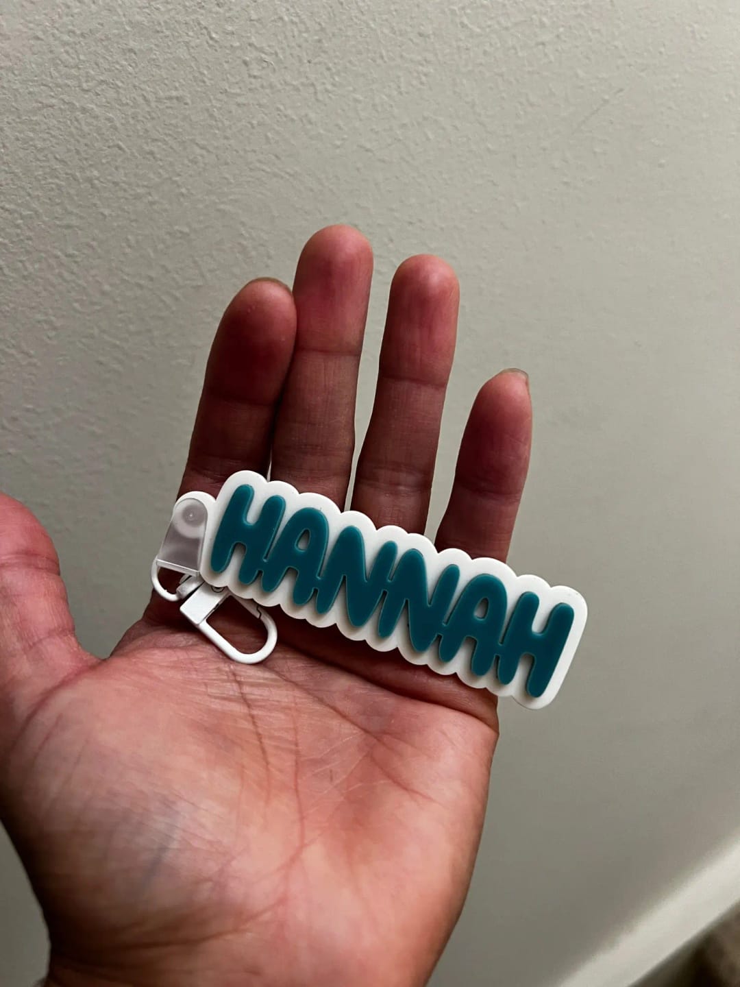 Customer photo review of Custom Keychain