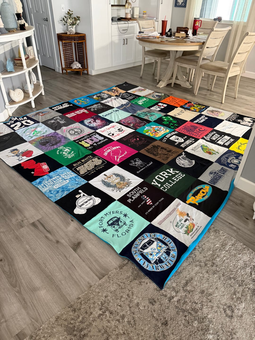 Customer photo review of Project Repat T-Shirt Quilt