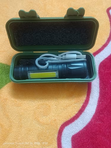 Customer photo review of PowerBeam Rechargeable LED Torch Light