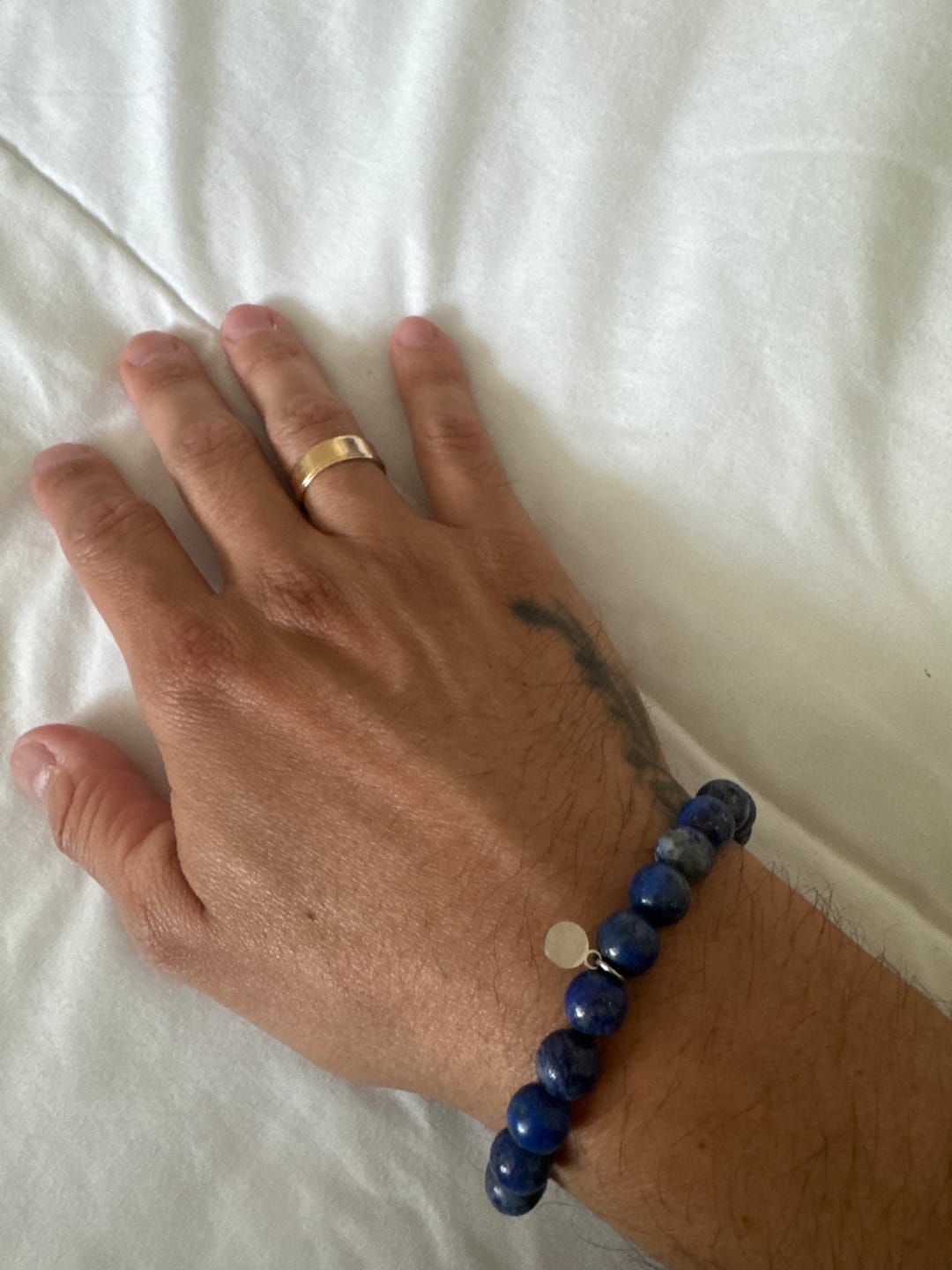 Customer photo review of Lapis Lazuli Bracelet