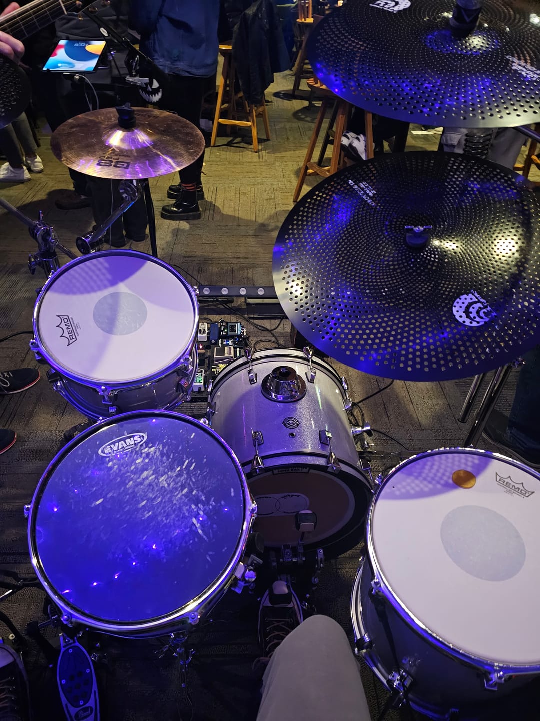 Customer photo review of Mute Series 5-piece Low Volume Cymbal Pack