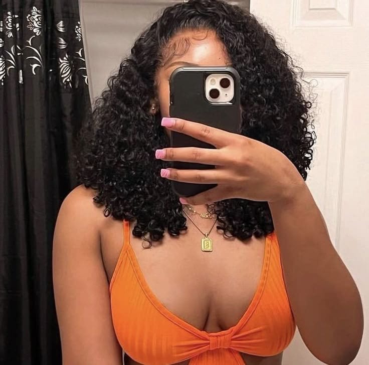 Customer photo review of Wavymy Burmese Curly Drawstring Half Wigs Seamless Flip Over Wig Beginner Friendly No Lace No Glue Human Hair 180% Density
