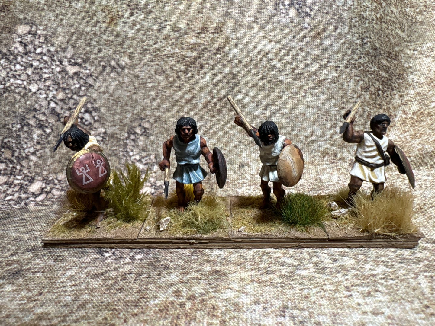 Customer photo review of Metal Bases - US Standard (inches) - items sorted by size