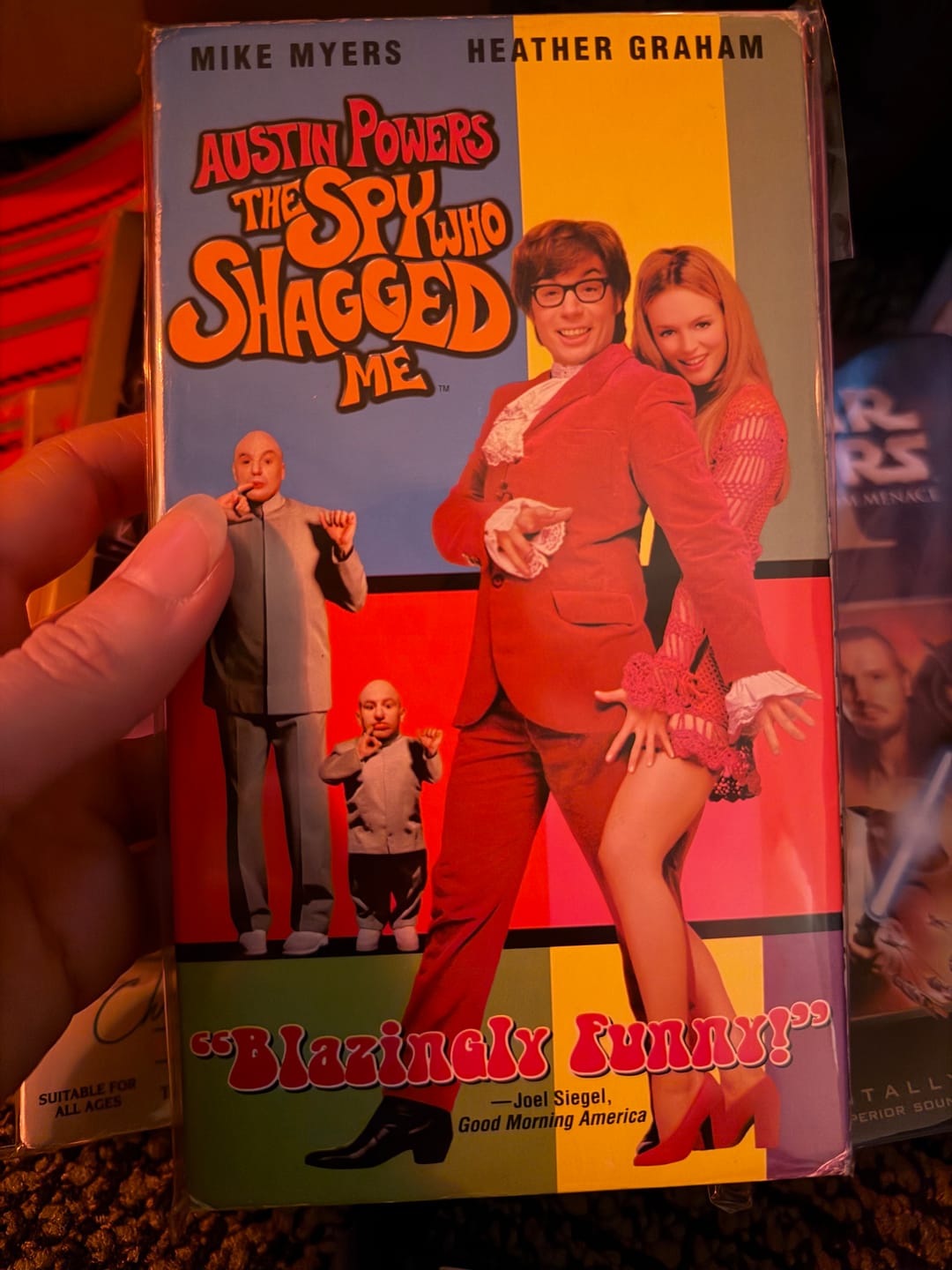 Customer photo review of Austin Powers: The Spy Who Shagged Me VHS Tape