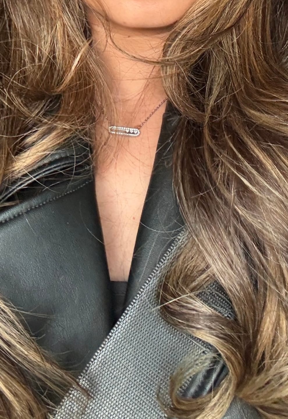 Customer photo review of Pave Soul Kette 18K Vergoldet
