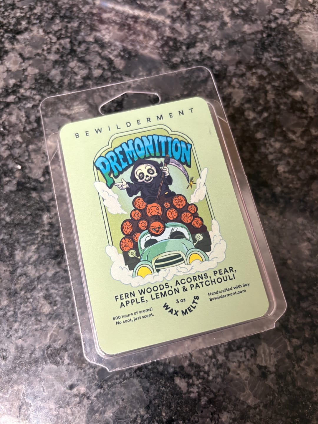 Customer photo review of Premonition Wax Melts