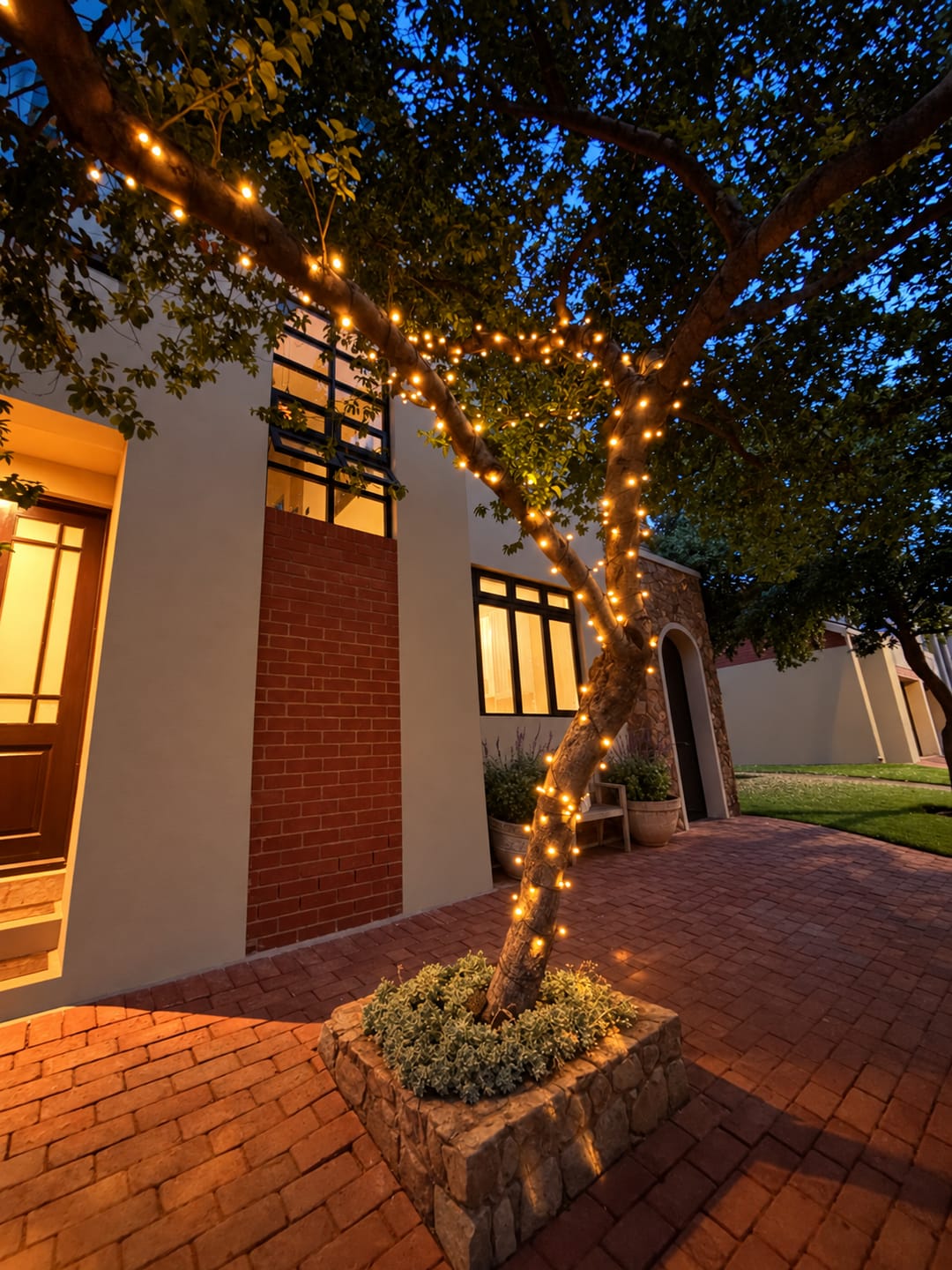 Customer photo review of Solar Wall Light with Motion Sensor