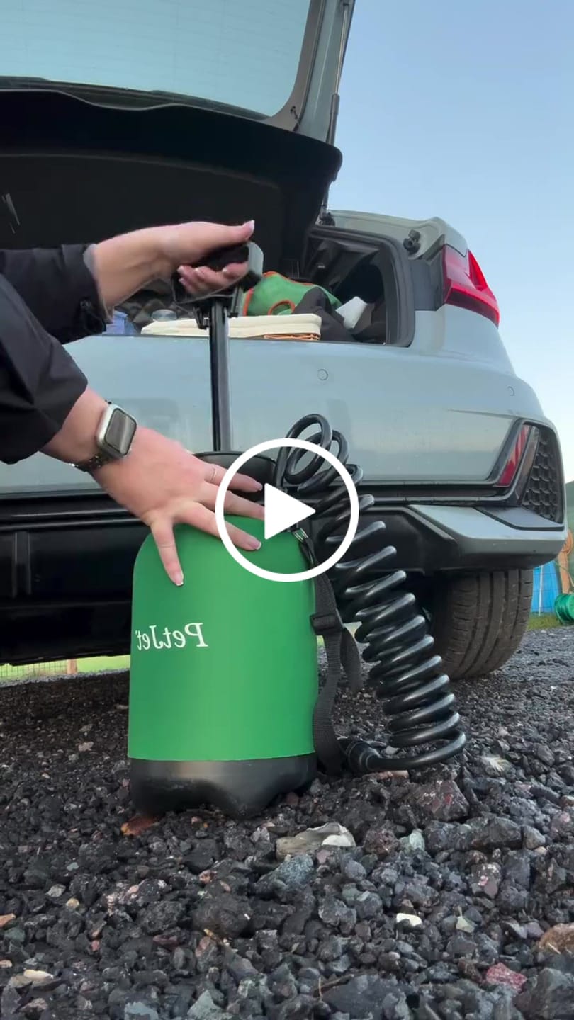 Customer video review of PetJet Portable Dog & Horse Hot Shower®