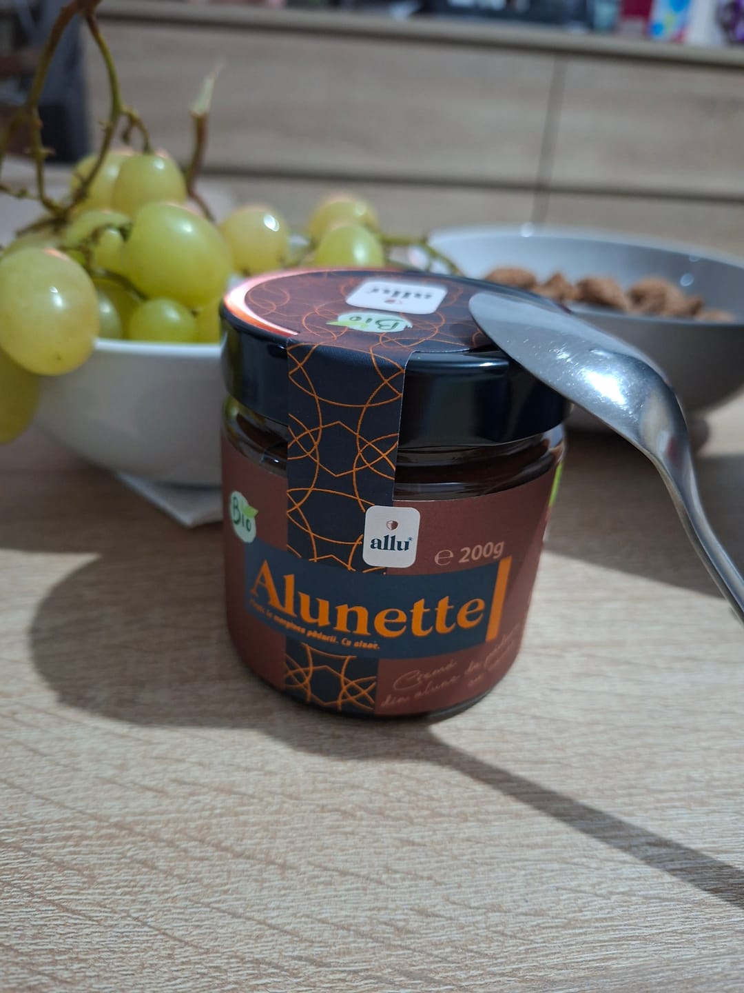 Customer photo review of Alunette cacao - cremă de alune de pădure 80%, BIO, 200g