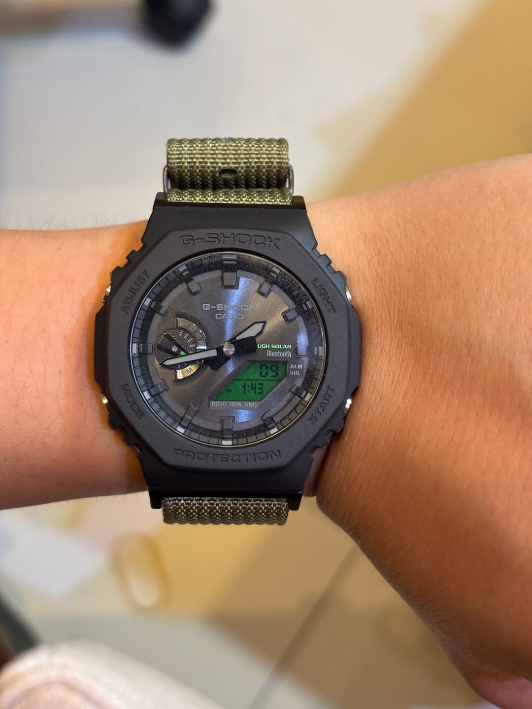 Customer photo review of Ribbed DBL - Army Green