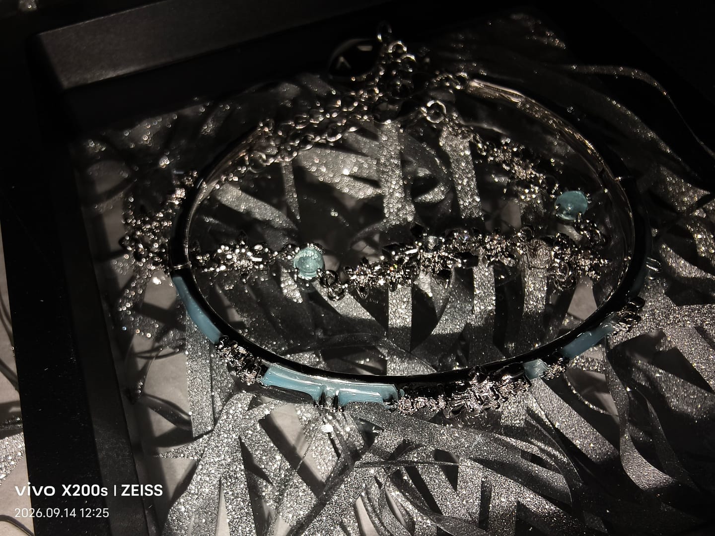 Customer photo review of "Snow Land" Platinum Plated Snowflake Charm Bracelet