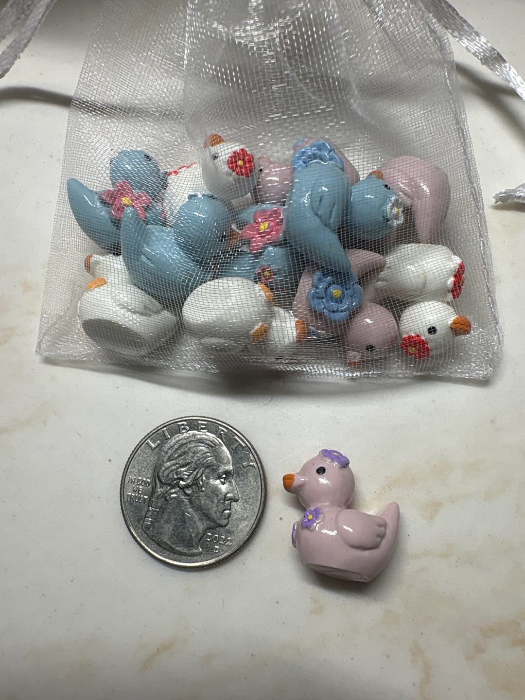 Customer photo review of Flower Power Duck Surprise Pull Minis