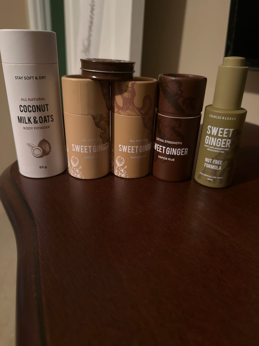 Customer photo review of Talc-Free Coconut Milk & Oats Body Powder