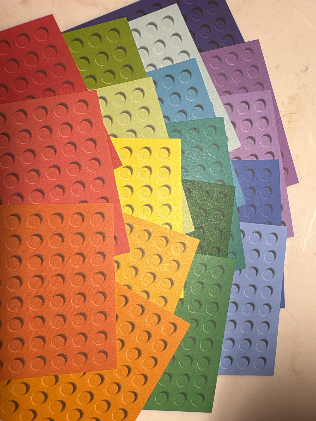 Customer photo review of LEGO Note Brick (Multicolor) Notepad - 244 sheets