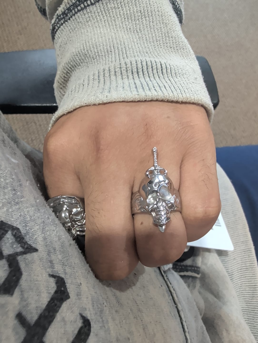 Customer photo review of HALLUCINOGENIC NIGHTMARE RING