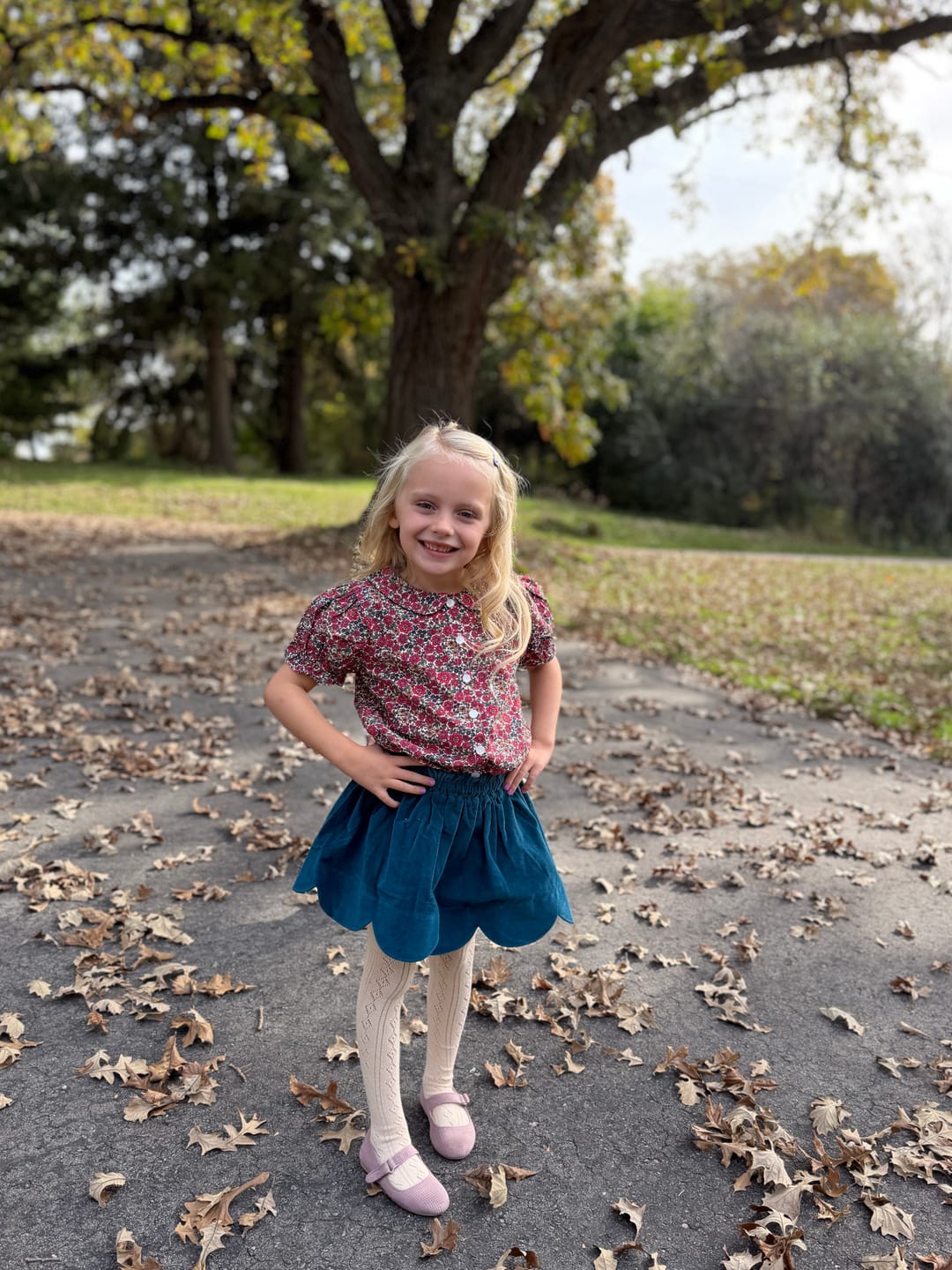 Customer photo review of Mulberry Meadow Blouse