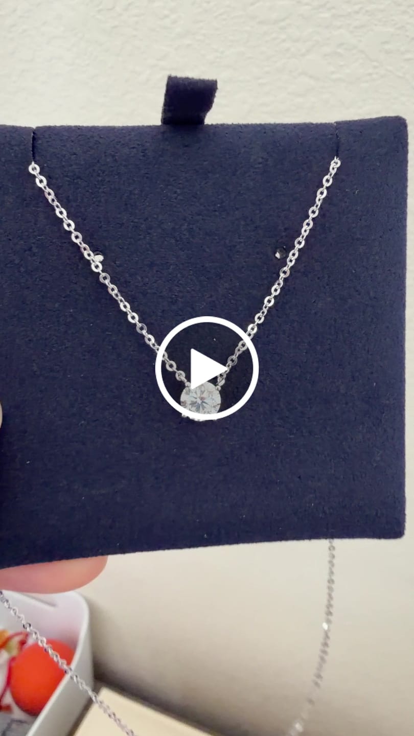 Customer video review of Deposit/Final Payment Yuyu 1CT Necklace 659/2 USD