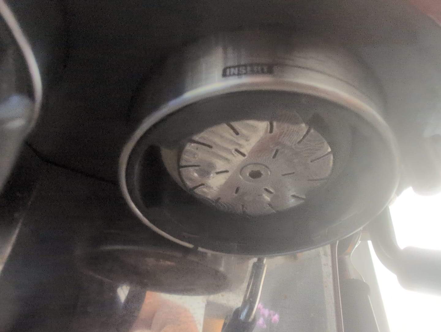 Customer photo review of High Diffusion Espresso Shower Screen - Breville