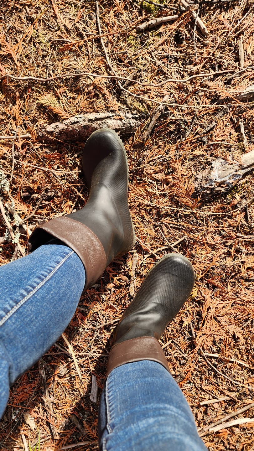 Customer photo review of Brisk Ⅰ - Barefoot Rain Boots
