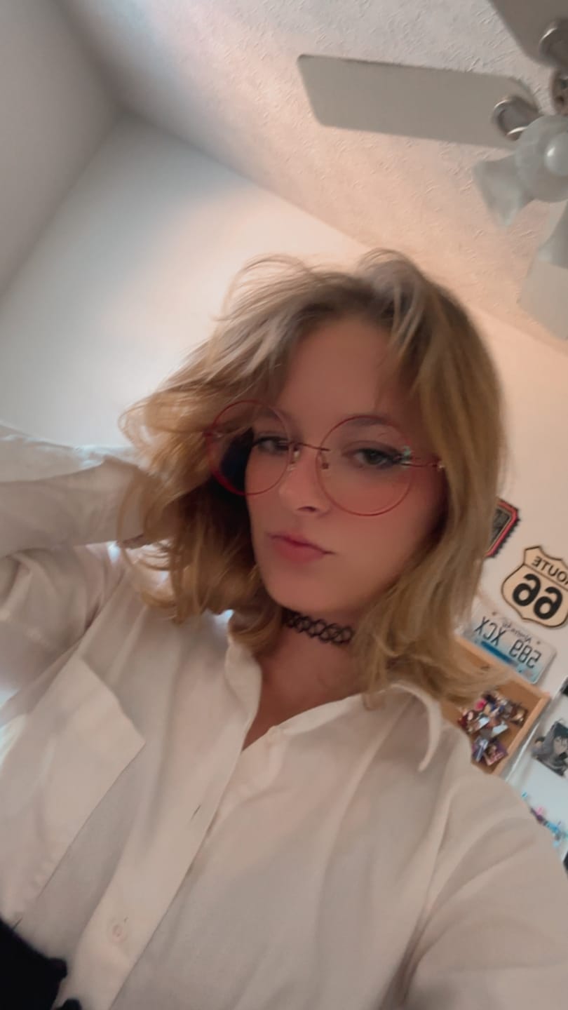 Customer photo review of Willow Eyeglasses