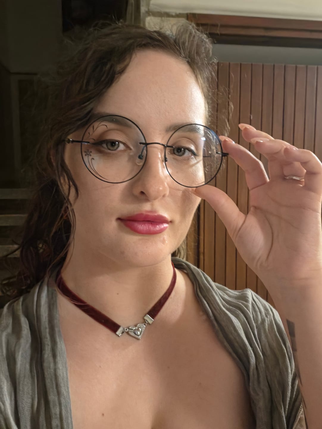 Customer photo review of Willow Eyeglasses