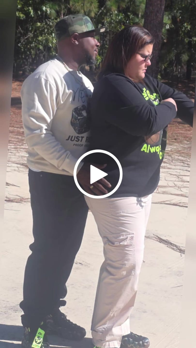Customer video review of Never Perfect Always Original Air Foamposite Pro Green Camo Matching Graphic Sweatshirt