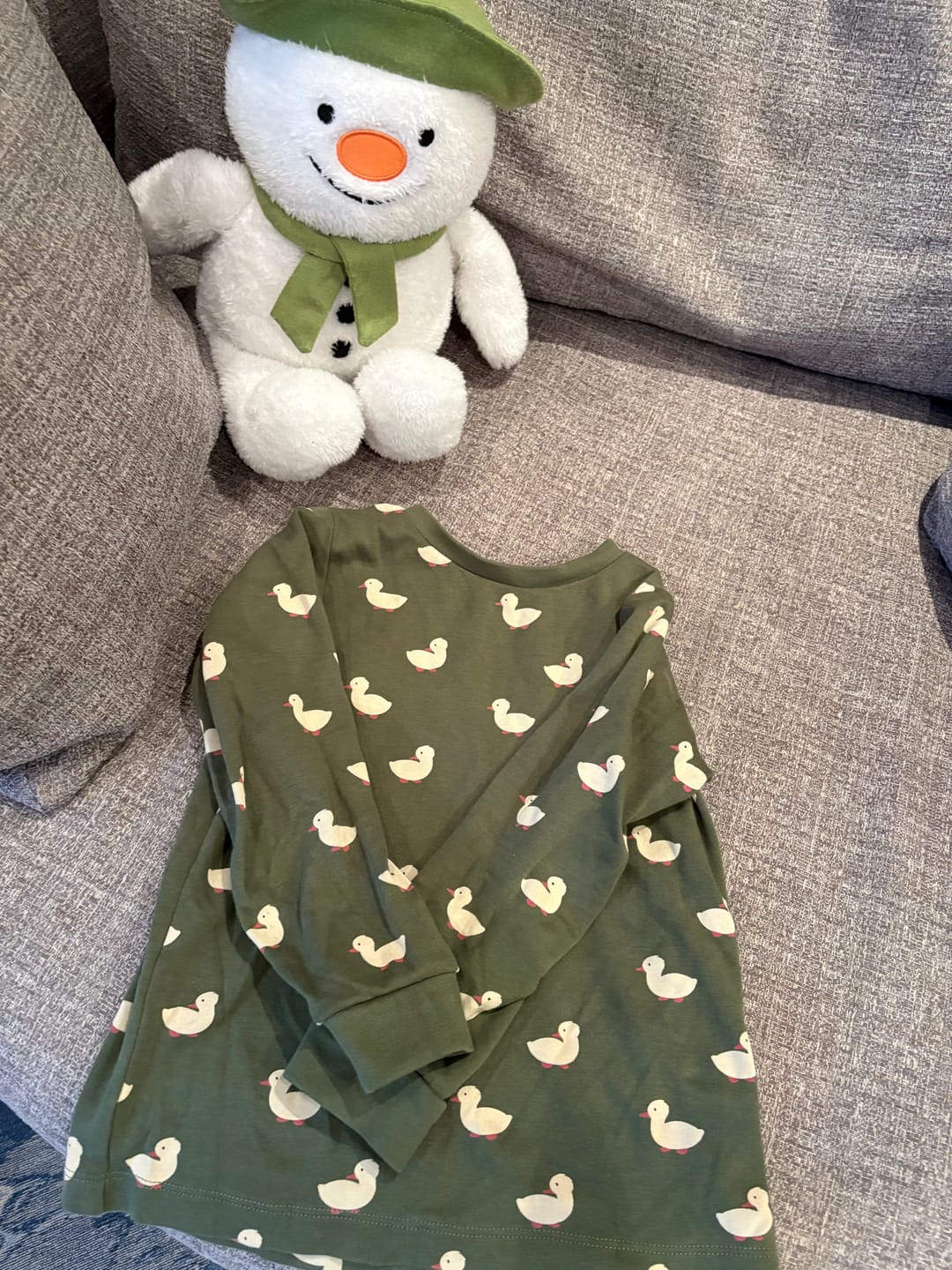 Customer photo review of Olive Ducks Organic Pyjamas
