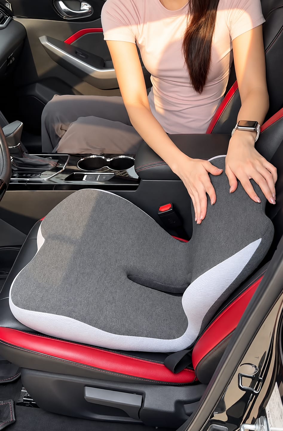 Customer photo review of SoftBack™ Ergonomic Seat Cushion